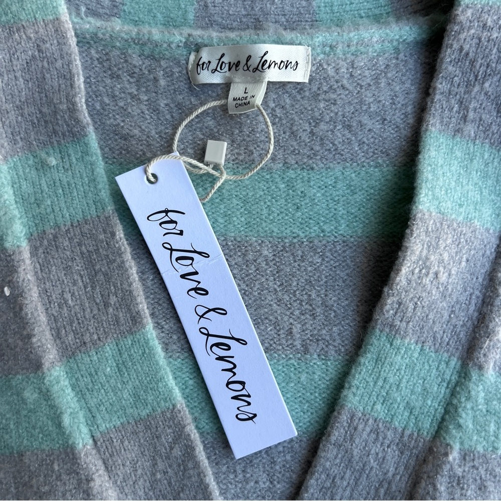 NWT For Love And Lemons Maud Cropped Sweater Vest - Picture 6 of 6